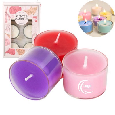 Round Glass Candle
