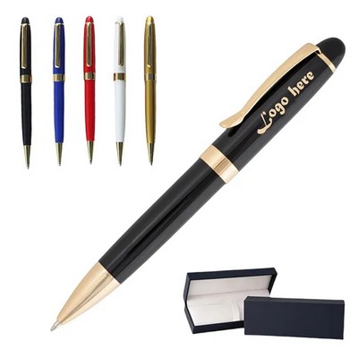 Stainless Steel1.0Mm Twist Ballpoint Pens