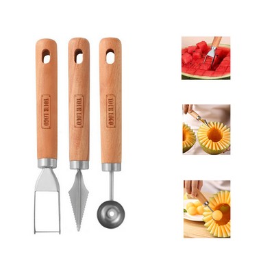 3-in-1 Carving Knife Kitchen Tool Set