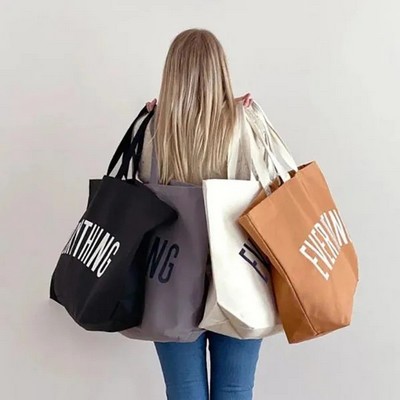 Large Eco-Friendly Canvas Tote Bag