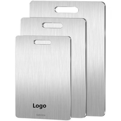 24" Food Grade Stainless Steel Double Sided Board Kitchen Special Cutting Board