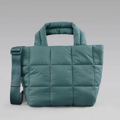 Quilted Puffer Tote Bag