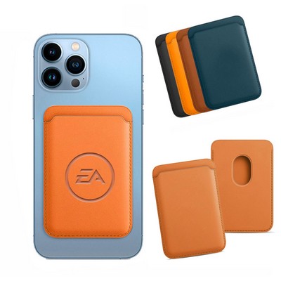 PU Leather Cellphone Sleeve with Embossed Design