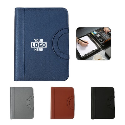 A4 Zippered Business Padfolio