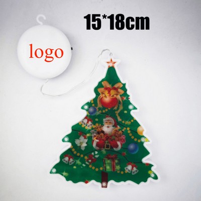 19.5 X 24.3 X 2.5" Christmas Led Suction Cup Light