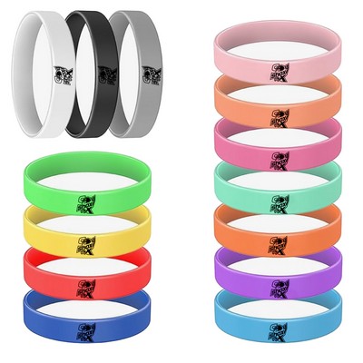MOQ 100 Silicone Wristband Bracelet
