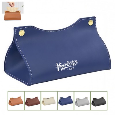 PU Leather Tissue Box Holder