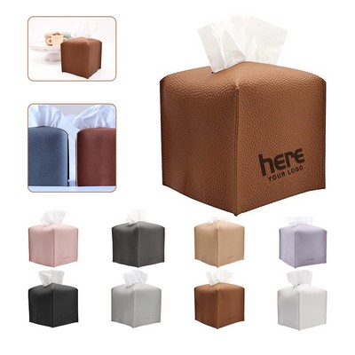 Pu Leather Tissue Box