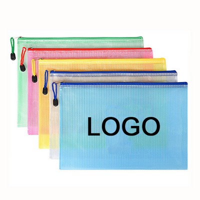 PVC Transparent Waterproof File Bag
