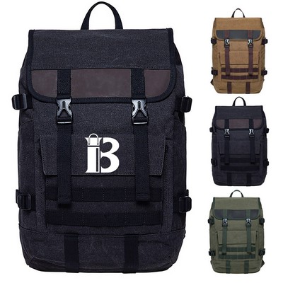 Unisex Travel Large Capacity Canvas Backpack