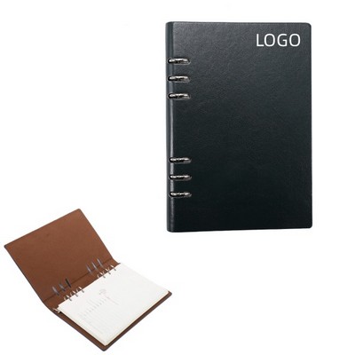 Pu Leather Metal Binder Notebook