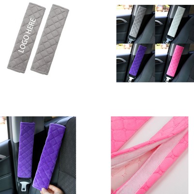 Extended Plush Seat Belt Shoulder Protector