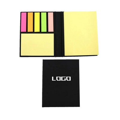 Large Hardcover Sticky Notes and Page Flags Book