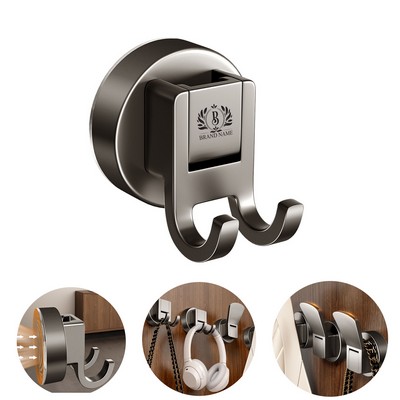 Reusable No Drill Waterproof Suction Cup Hooks