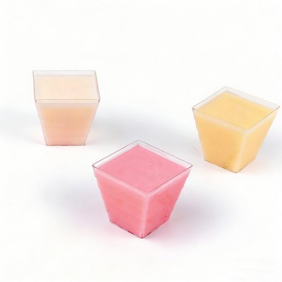 Plastic Mini Dessert Pudding Jelly Cup Party Service Container for Mousse Cake
