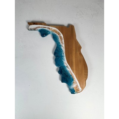 Florida Shaped Acacia Cheese Board