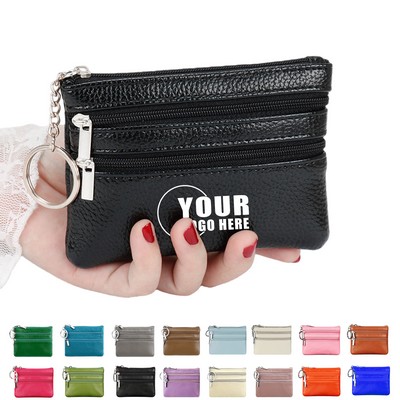 Mini Genuine Leather Coin Purse