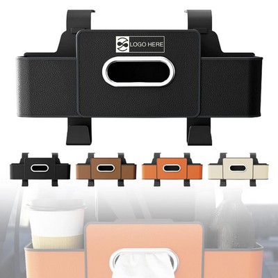 3-In-1 Car Backseat Organizer with Cup Holder