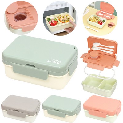 PP Sealed Lunch Box with Divided Compartments