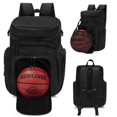 Multi-functional Sports Backpack W/ Hidden Net Pocket