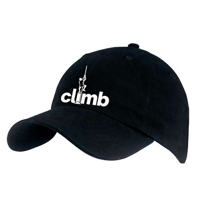 100% Cotton Baseball Cap With Custom Logo