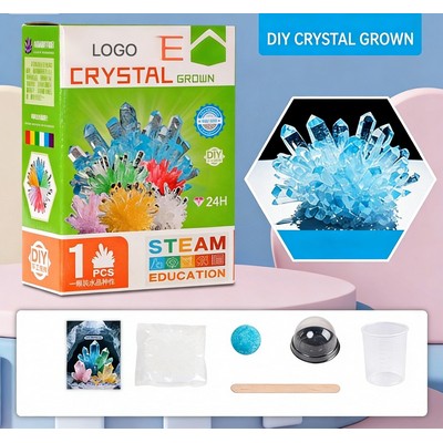 Magic Crystal Growing Experiment Kit STEM Educational Science Lab for Students DIY Sparkling