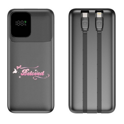 Houston Dual Cord Power Bank 10000mAh