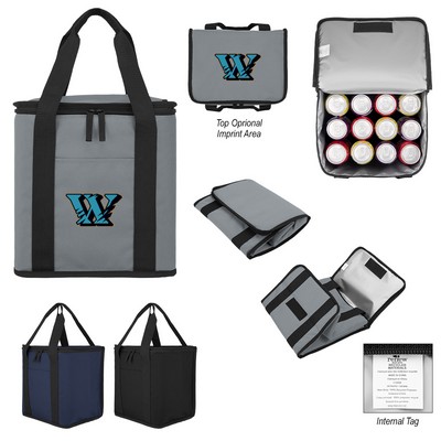 Flip 'n Chill Rpet 24 Can Foldable Cooler Bag