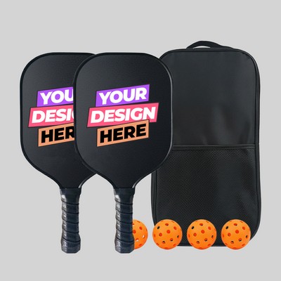 Carbon Fiber 3K-T700 Pickleball Paddle Set