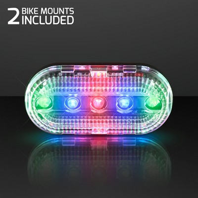 Multicolor Rear Bike Light, LED Bicycle Tail Light - BLANK