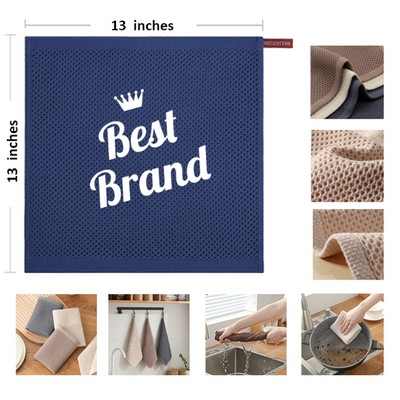 Cotton Waffle Weave Kitchen Dish Cloth
