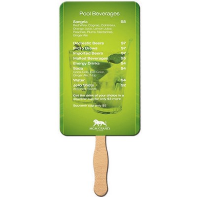 Rectangle Sandwiched Hand Fan