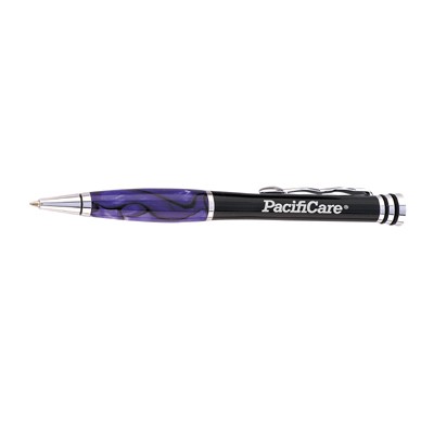 Executive Solid Brass Twist Action Ballpoint Pen w/Heat Transfer