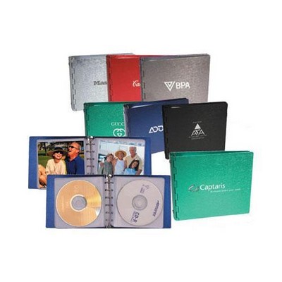 Laser Etched Aluminum CD/DVD Holder & Photo Album