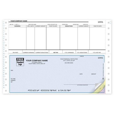 Continuous Laser Payroll Checks (2 Part)