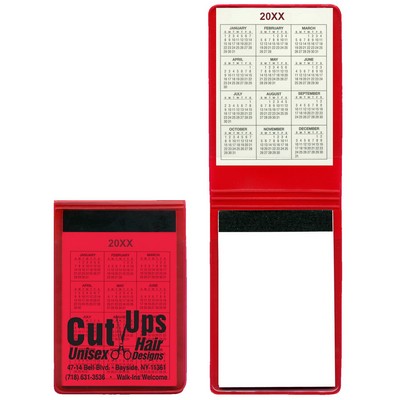 Translucent Vinyl Memo Books with 100-page pad