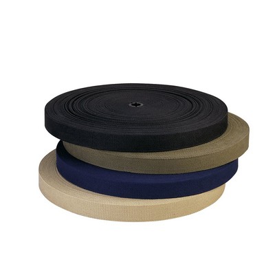 Khaki GI Type Cotton 1 1/4" Webbing (50 Yards)