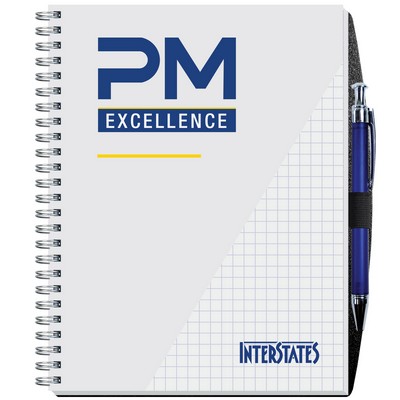 Gloss Cover Journals w/50 Sheets & Pen (6 ½"x 8 ½")