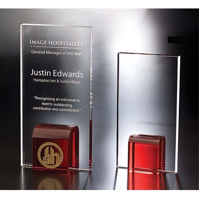 Residenz Optic Crystal Award (4¾"x 9")