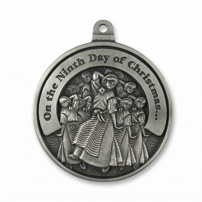 Twelve Days of Christmas Full Size Ornament (Day 9 - Nine Ladies Dancing)