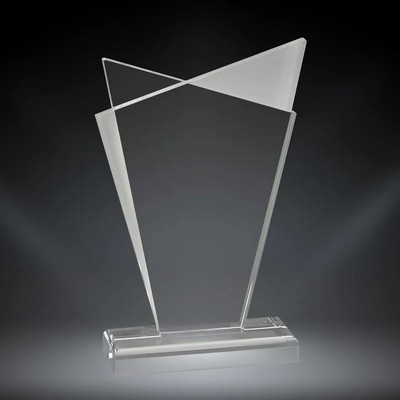 Infinity Clear Acrylic Award 8 3/4"H