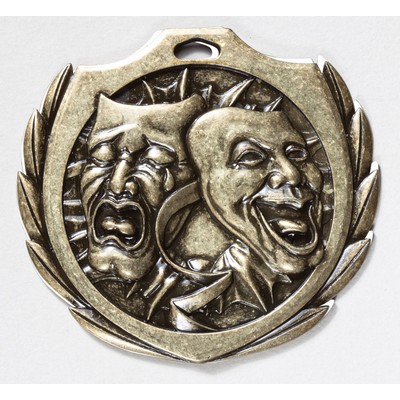 Drama Burst Medal - 2 1/4" Dia.