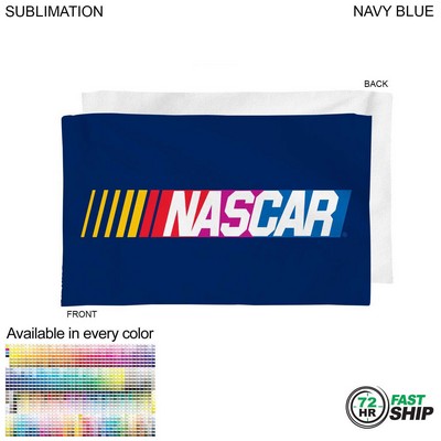 72 Hr Fast Ship - Plush Velour Terry Cotton Blend Colored Sports, Sweat Towel, Sublimated (12"x18")