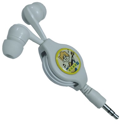 Retractable Cable In-Ear Headphone