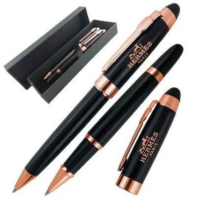 CC Executive Pen Set; Ballpoint, Rollerball & Gift Box