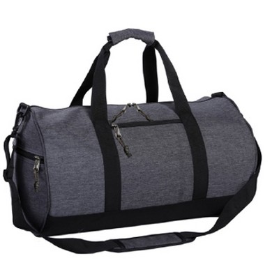 Triple Play Heather Gray Roll Bag