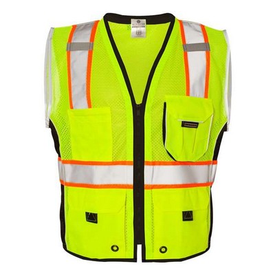 Kishigo® Unisex Premium Black Series® Heavy-Duty Vest