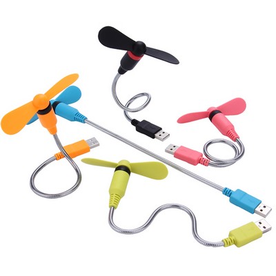 Portable Mini USB Fan With Flexible Tube For Power Bank