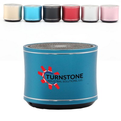 Multimedia Metal Spiral Portable Bluetooth Speaker