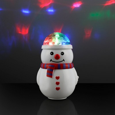 Magic Spin Snowman Light Projector 5" - BLANK